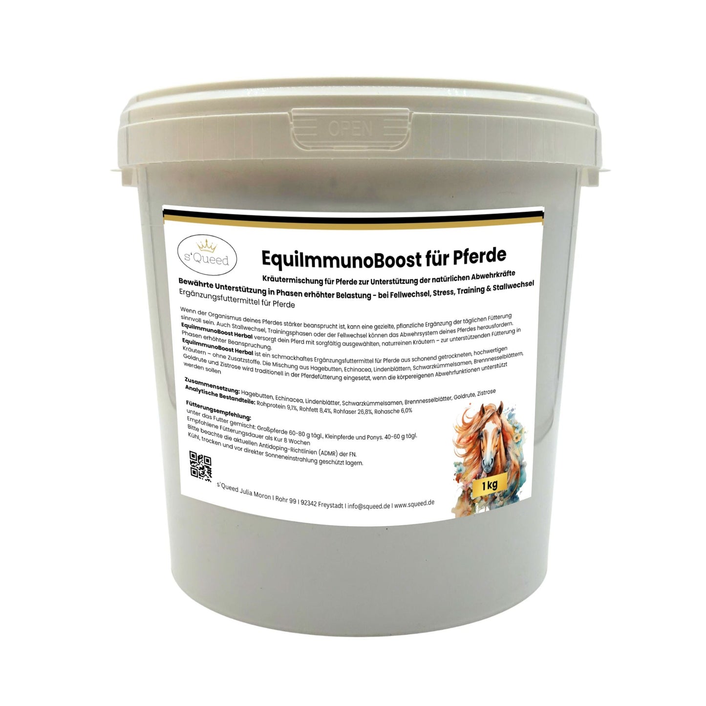 EquiImmunoBoost Herbal 1kg natürliche Stärkung der Abwehrkräfte