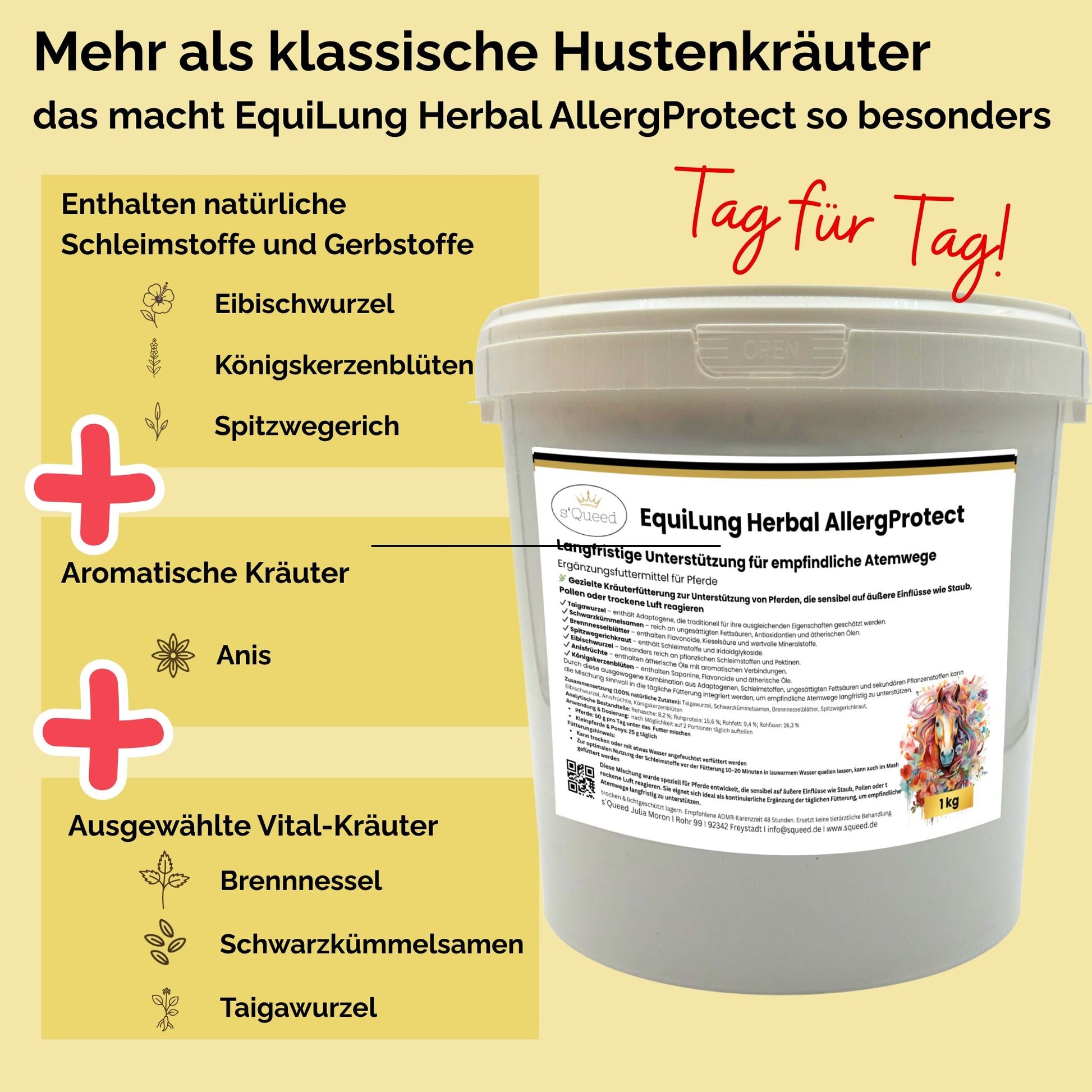 EquiLung Herbal AllergProtect Pferde Kräutermischung für Atemwege