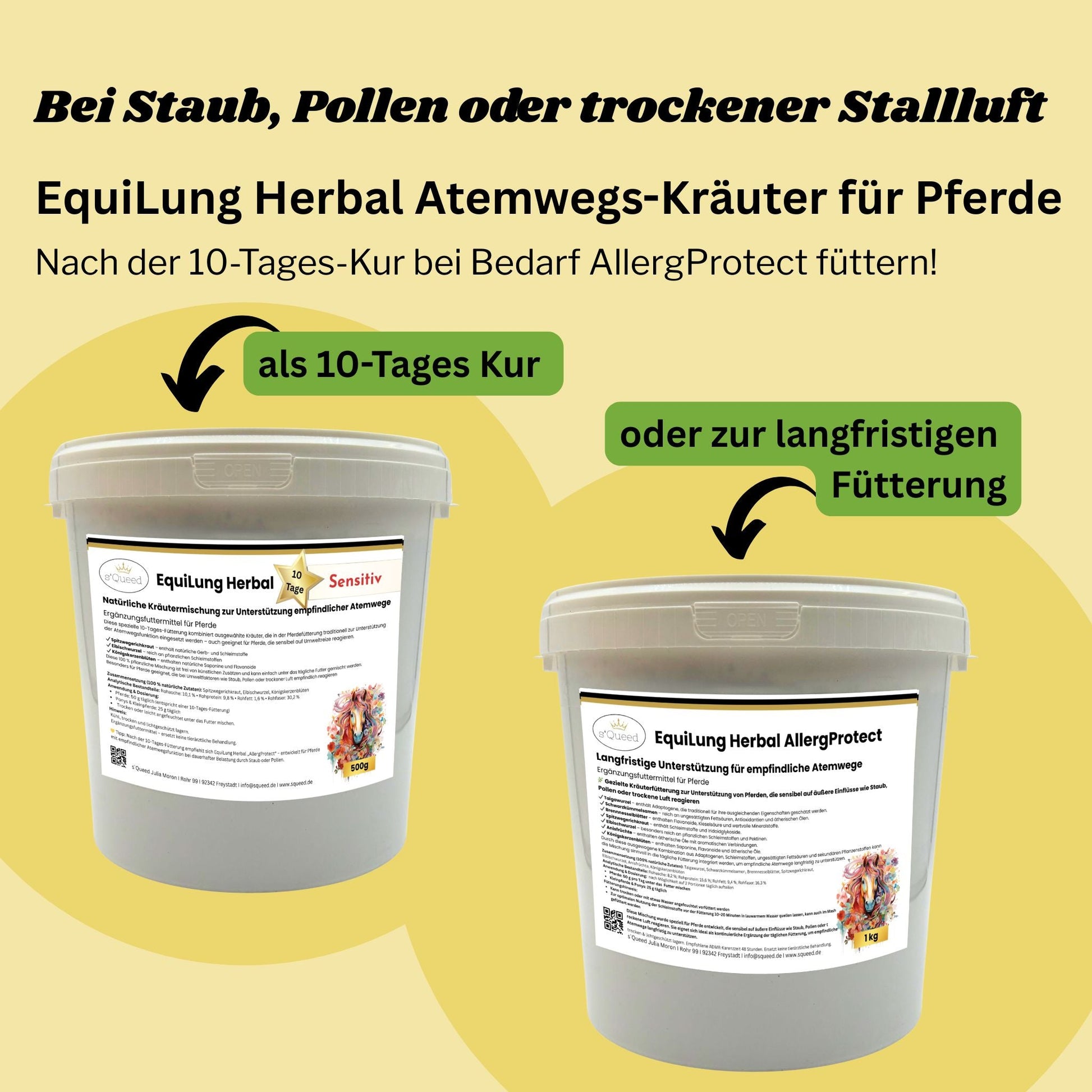 EquiLung Herbal Sensitiv 10 Tage Fütterung für empfindliche Atemwege