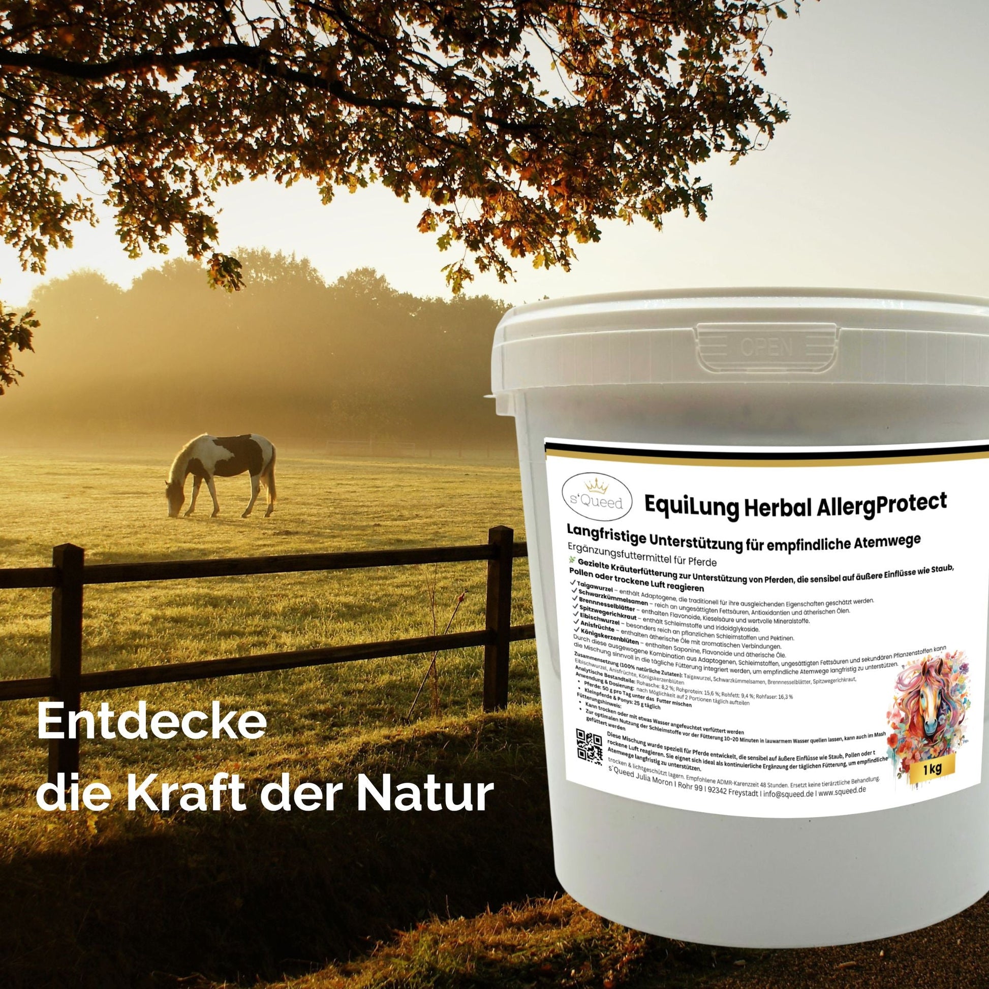 EquiLung Herbal AllergProtect Pferde Kräutermischung für Atemwege
