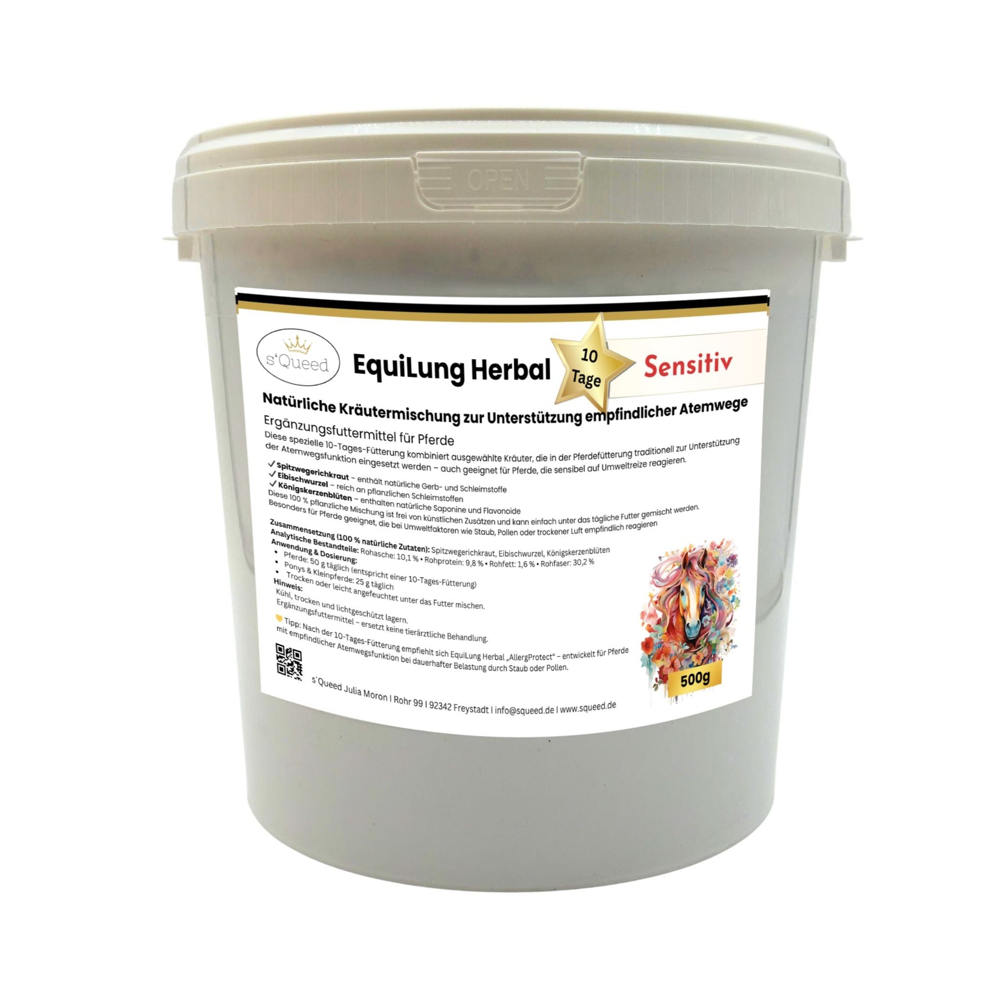 EquiLung Herbal Sensitiv 10 Tage Fütterung für empfindliche Atemwege