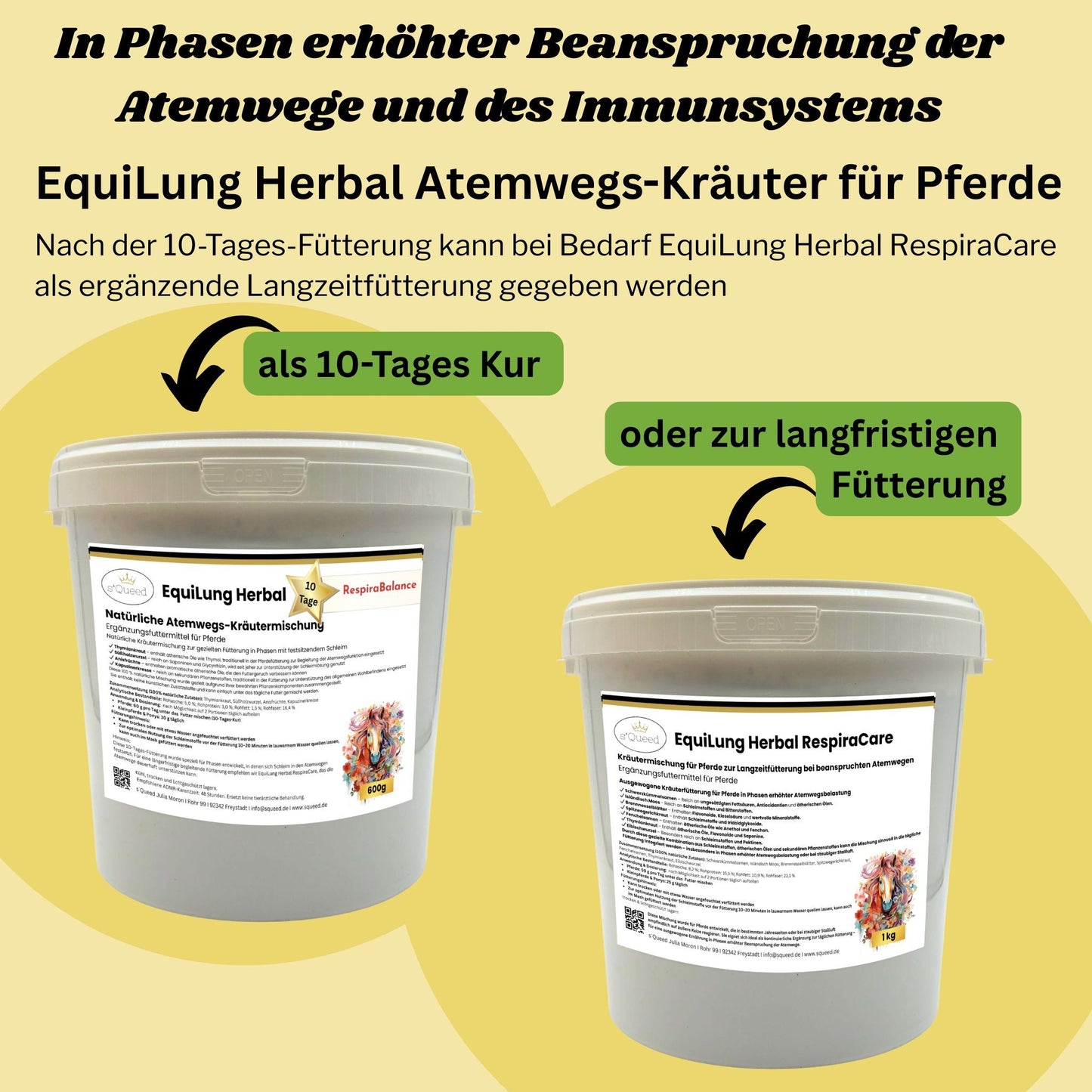 EquiLung Herbal RespiraBalance Kräutermischung zur Atemweg Unterstützung