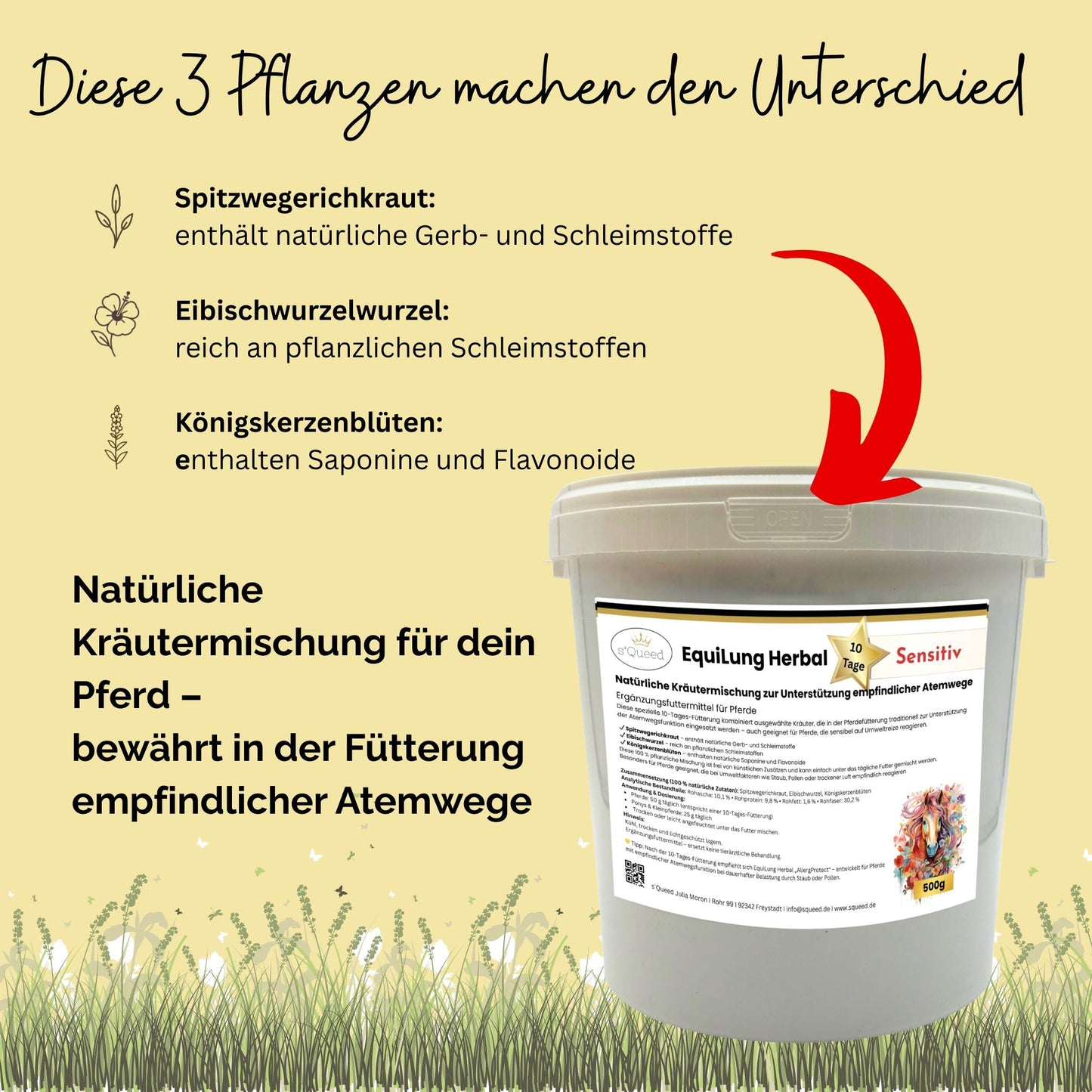 EquiLung Herbal Sensitiv 10 Tage Fütterung für empfindliche Atemwege