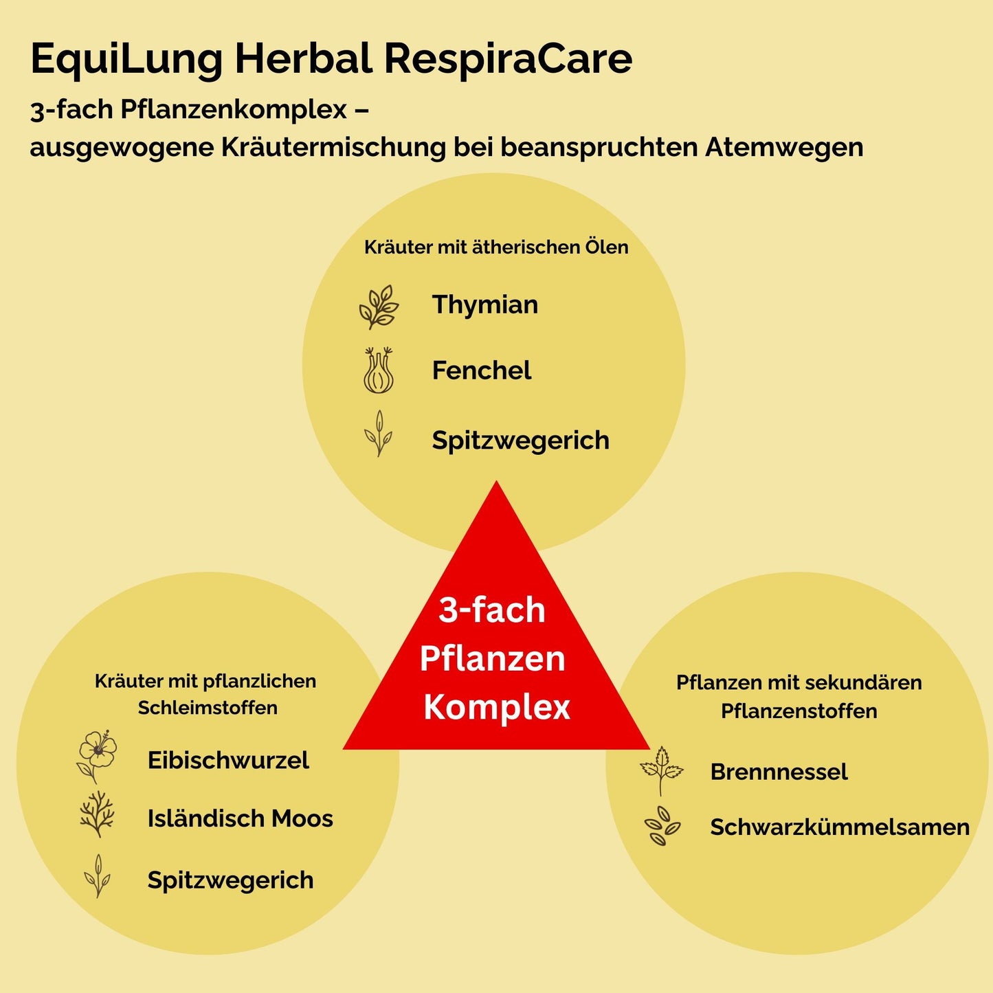 EquiLung Herbal RespiraCare – Kräutermischung für Pferde zur Langzeitfütterung bei beanspruchten Atemwegen