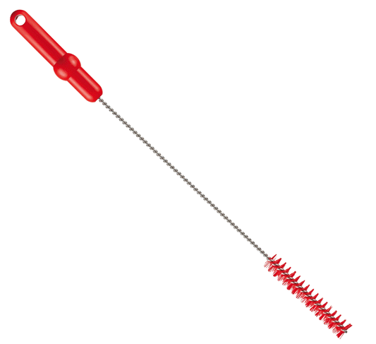 Rohrbürste mit Edelstahlseele und hartem PBT Besatz 500 x 20 mm-Altruan