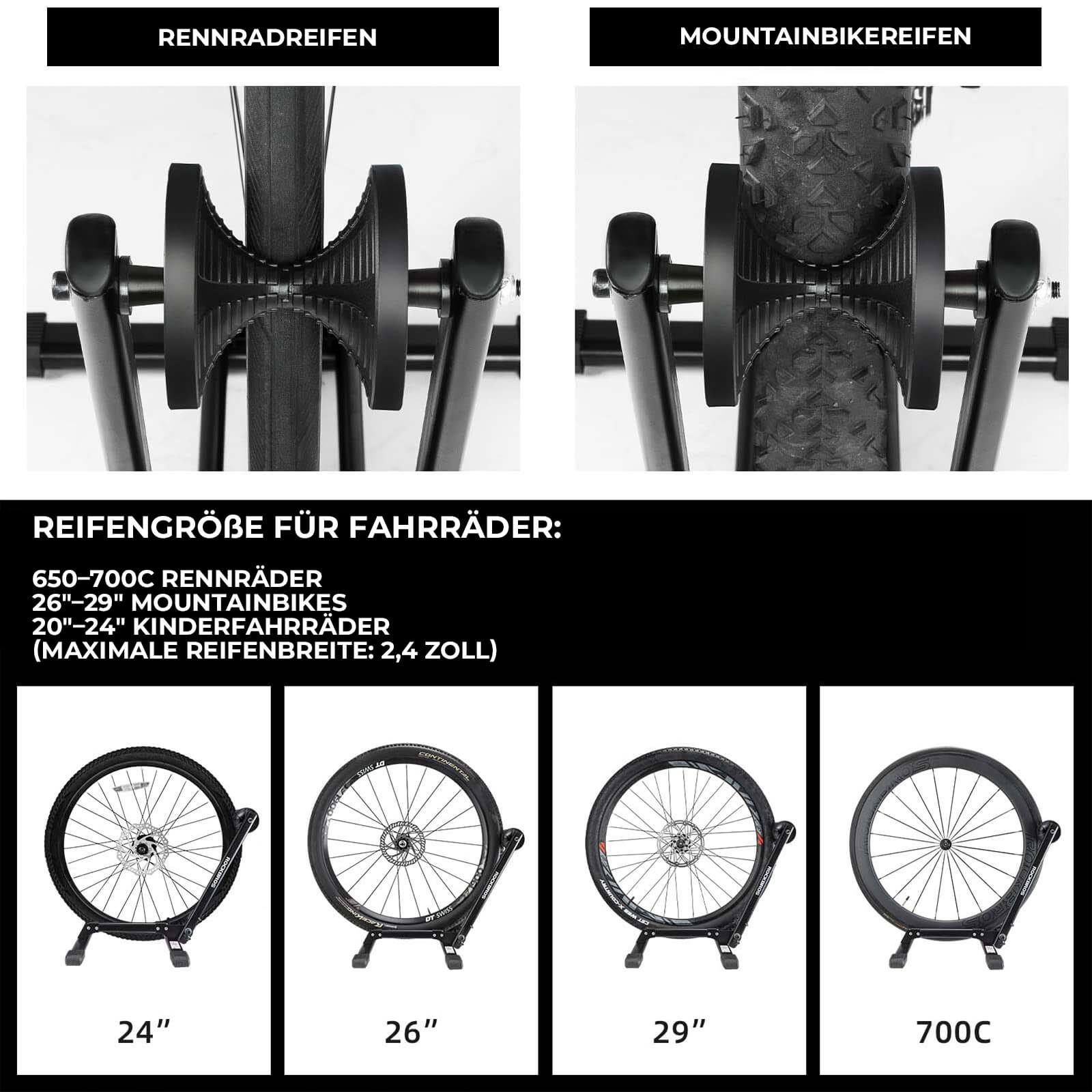 Fahrradständer Fahrrad Faltbar aus Kohlenstoffstahl