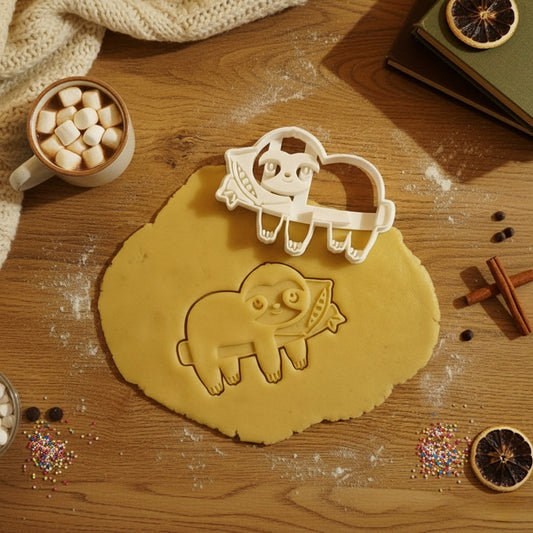 Faultier Ausstechform Keksausstecher hochwertig gefertigt