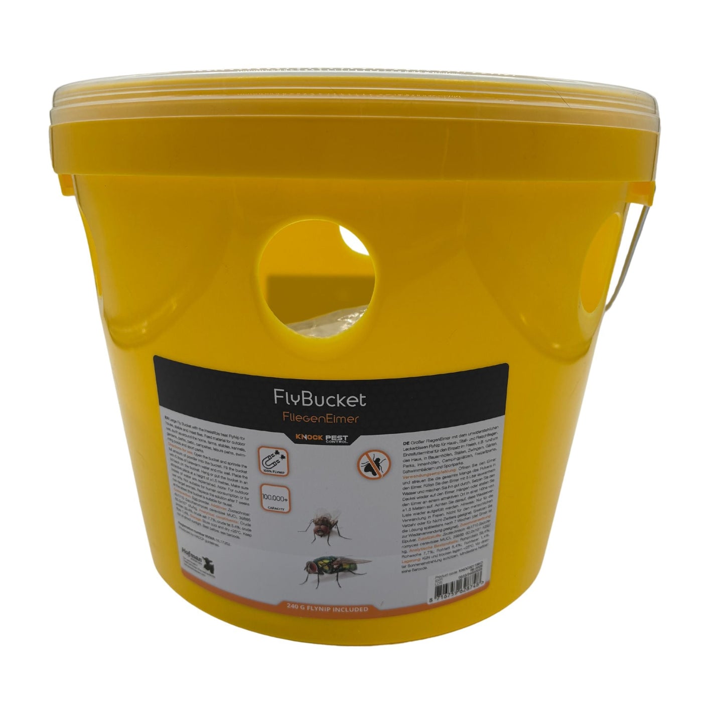FlyNip FliegenEimer mit natürlichem Lockstoff für effektiven Fliegenschutz