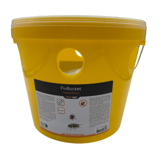 FlyNip FliegenEimer mit natürlichem Lockstoff für effektiven Fliegenschutz