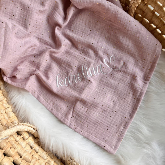 Leichtes Musselintuch aus 100 Prozent Baumwolle