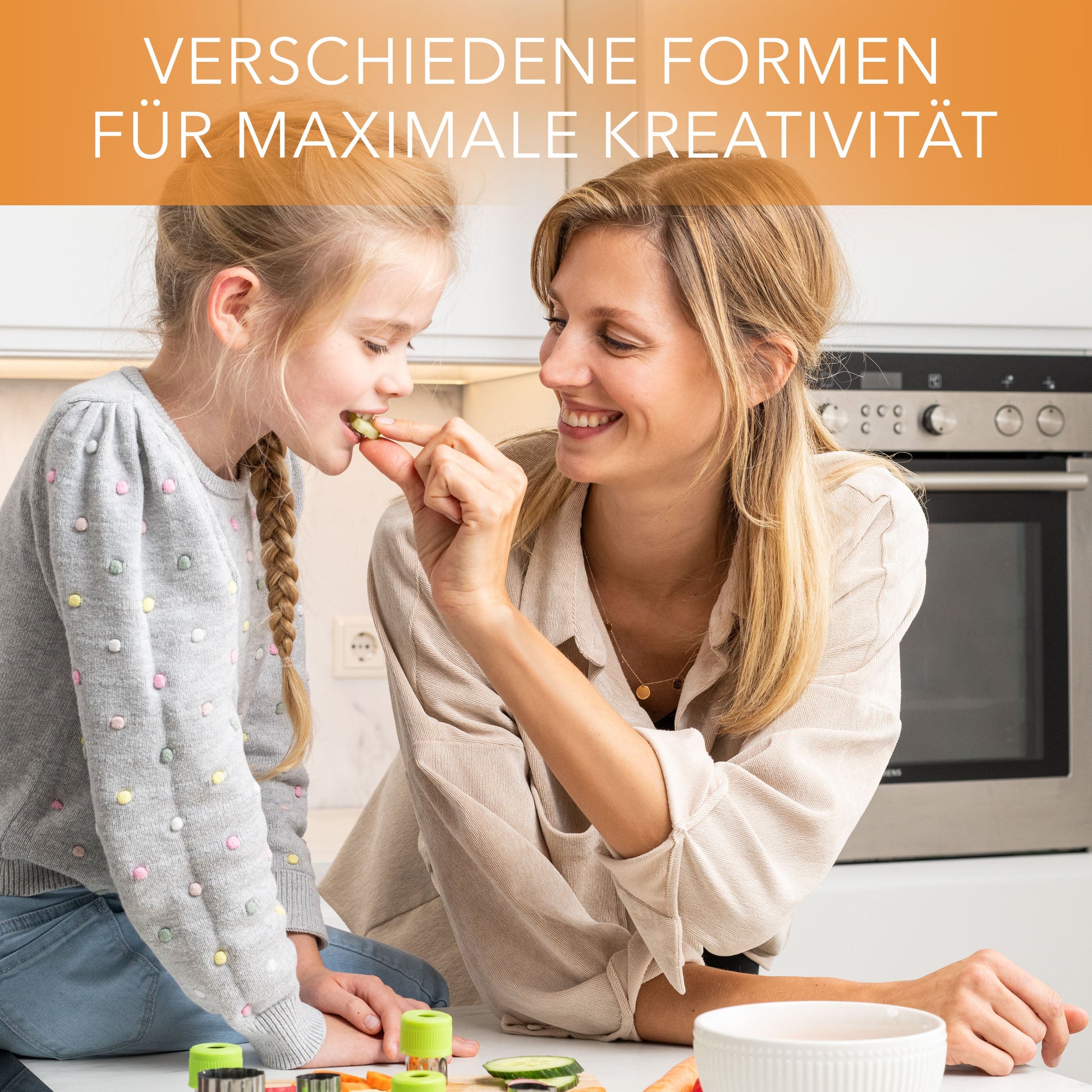 Edelstahl Ausstechformen für Gemüse Obst Gemüseausstecher - 9 Stück