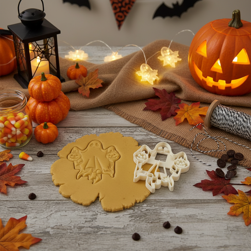 Gespenst Ausstechform Keksausstecher aus PLA für Halloween Deko