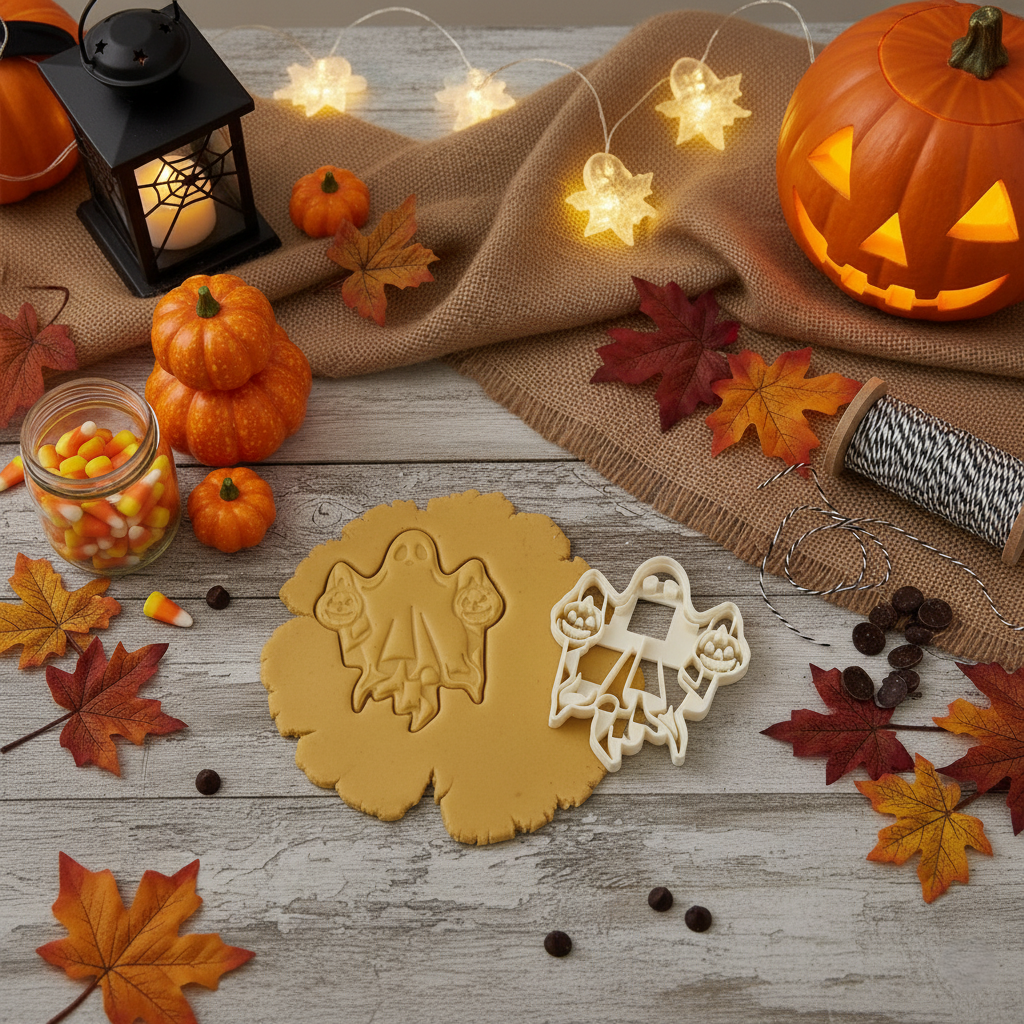 Gespenst Ausstechform Keksausstecher aus PLA für Halloween Deko