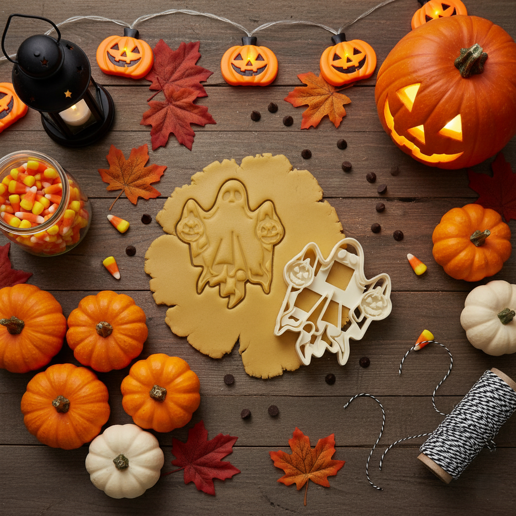 Gespenst Ausstechform Keksausstecher aus PLA für Halloween Deko