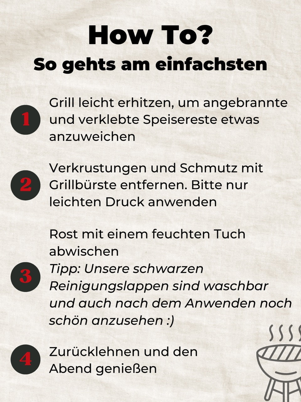 Grillbürste Messing für Gussrost & Grillrost Reinigung - Gusseisen Reiniger-Grünschloss