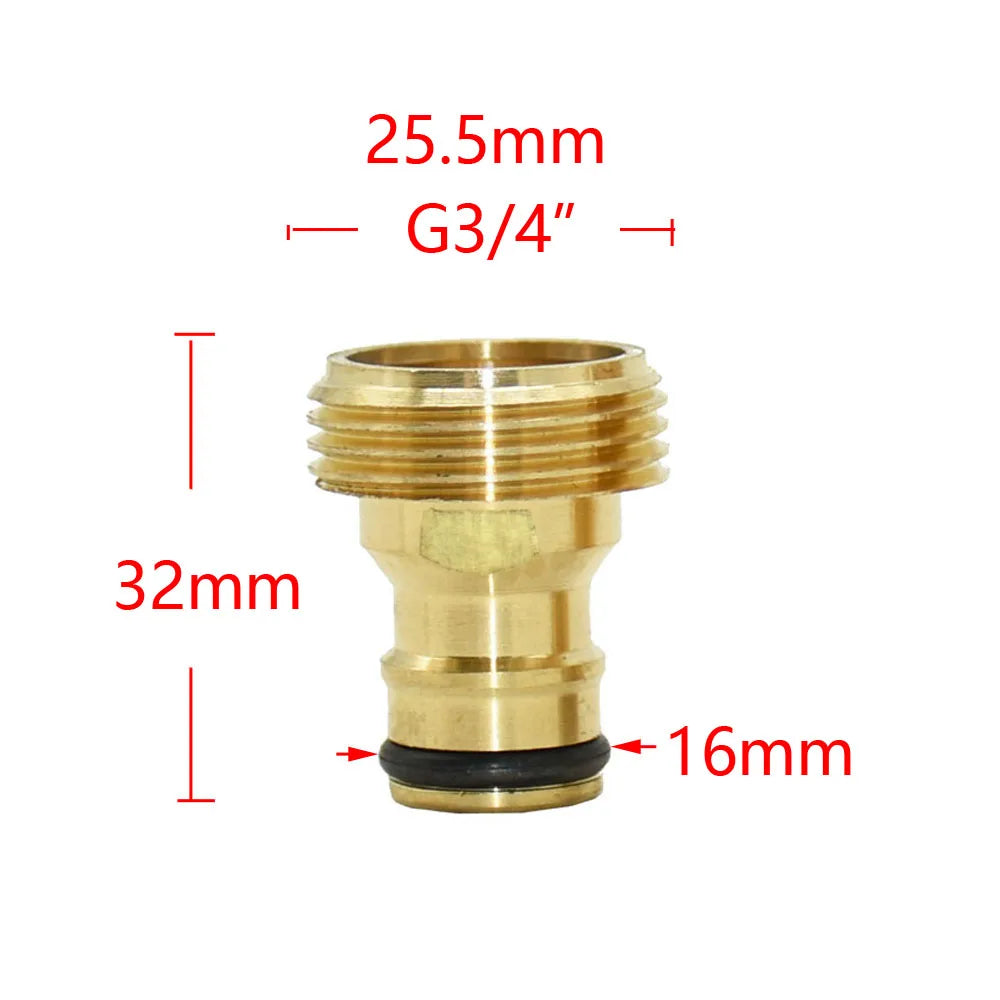 Messing Schnellkupplung Garten Bewässerung Adapter für Tropfschläuche