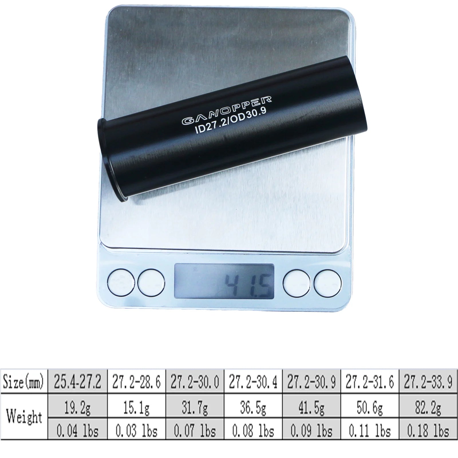 Fahrrad Sattelstütze Adapter 22,2 bis 36 mm - GANOPPER-Yabubest - Home & More