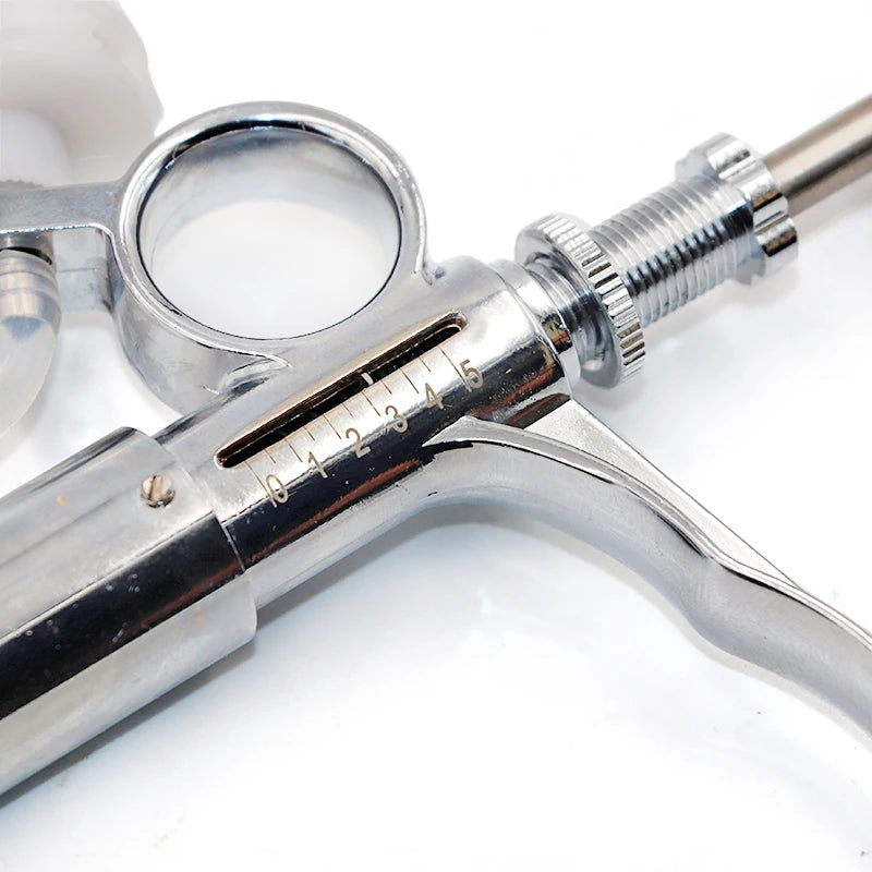 Automatische veterinärmedizinische Spritze mit Doppel-Flasche