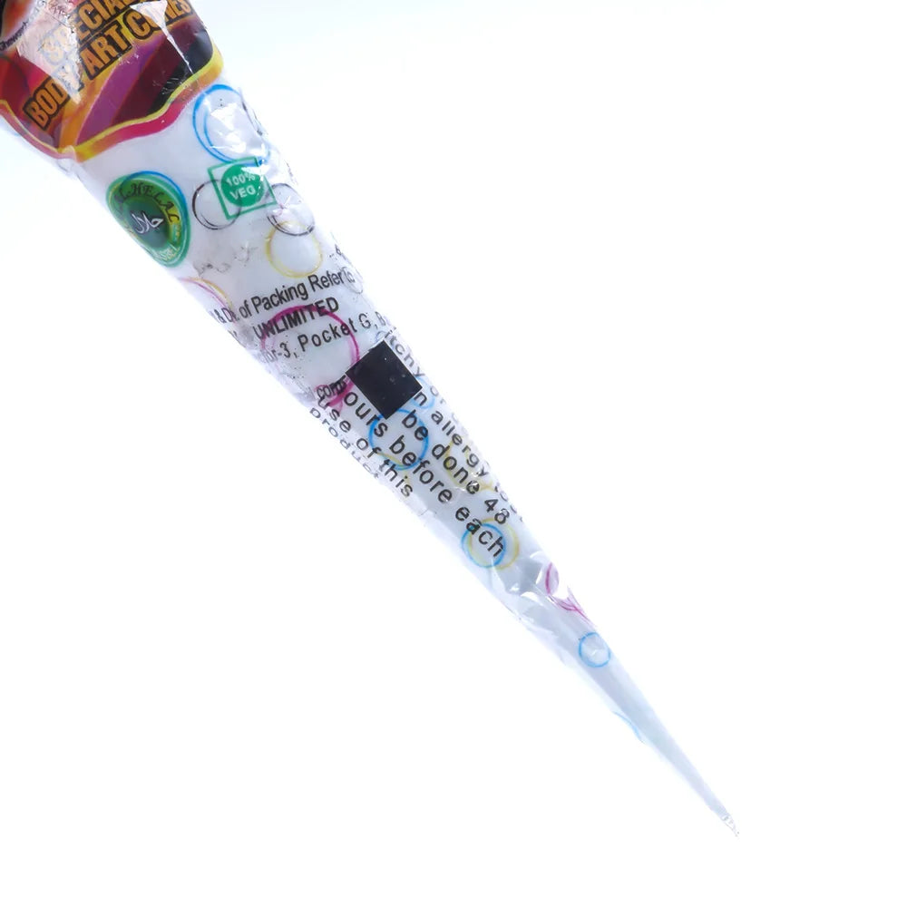 Natürliche weiße Henna Tattoo Paste Mehndi Körperfarbe für DIY Tattoos