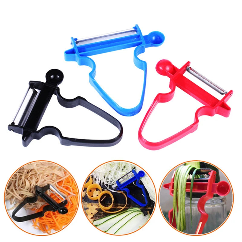 Gezacktes Obst und Gemüse Messer Slicer Shredder Julienne Küchenhelfer