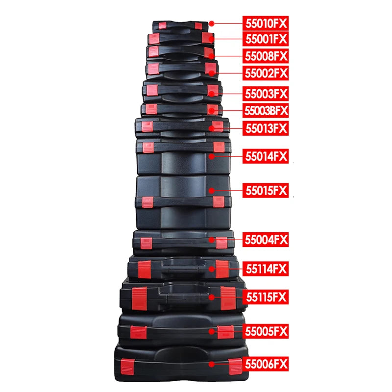 Multifunktionale tragbare Kunststoff Werkzeugbox für Outdoor und Büro