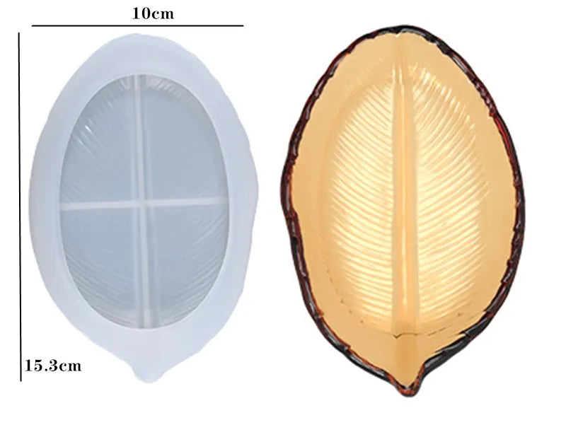 Silikonform dreischichtig für Obst Tee Untersetzer Epoxy Harz Kunst