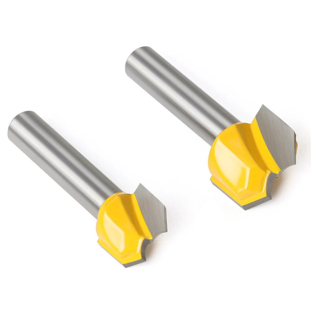 Doppelbogen-Kugelfräser mit 8 mm Schaft für präzise Holzbearbeitung