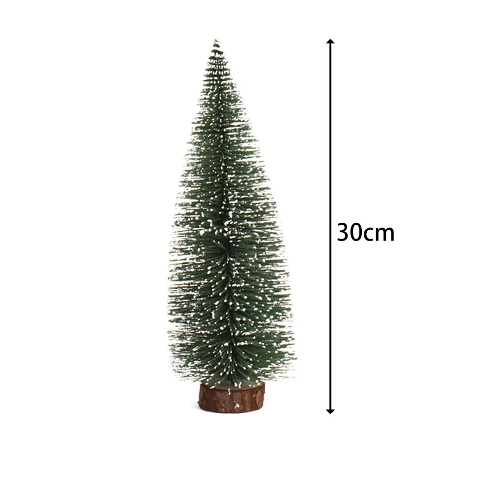Weihnachtsdekoration Kiefernbaum 10-30 cm mit Holzsockel für Zuhause