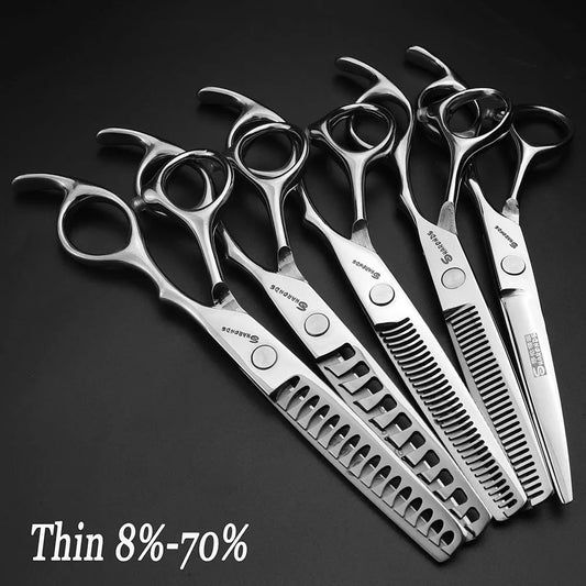 Professionelle Japanische Friseurschere mit scharfer Klinge und ergonomischem Griff