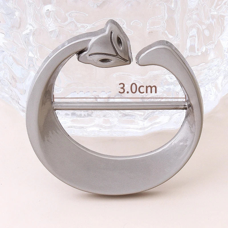 Modische dekorative Metall Schnalle als individuelles Accessoire