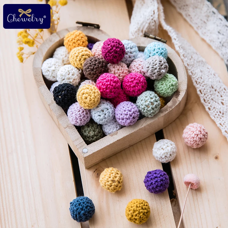 Natürlich sichere 16mm Holzperlen für Baby Beißringe und Schmuck