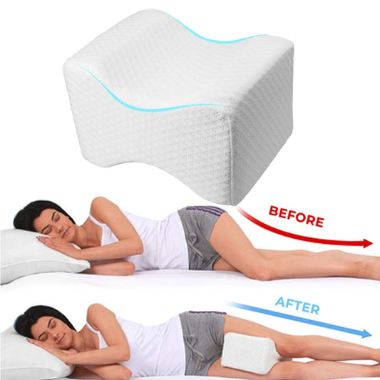 Memory Foam Kissen zur Unterstützung von Knie und Wirbelsäule im Seitenschlaf - Yabubest - Home & More