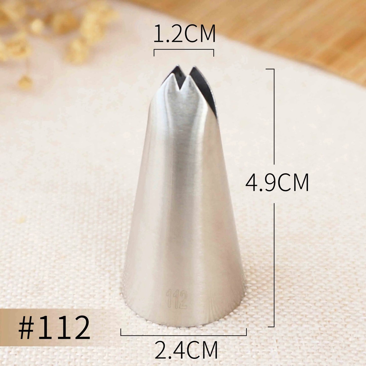 Edelstahl Spritztülle für Backen - Gebäck Deko – Robuste Qualität