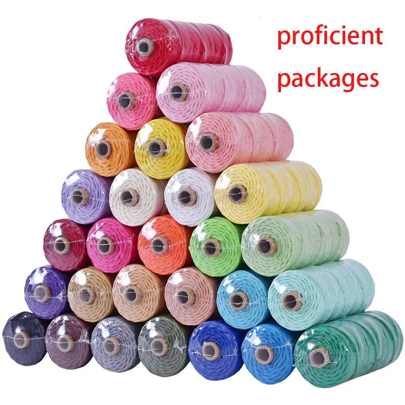 Handgemachte Makramee Baumwoll Schnur für DIY Dekoration-Yabubest - Home & More
