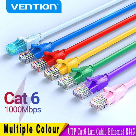 Cat6 Netzwerkkabel RJ45 1000 Mbit/s LAN Patchkabel in verschiedenen Längen