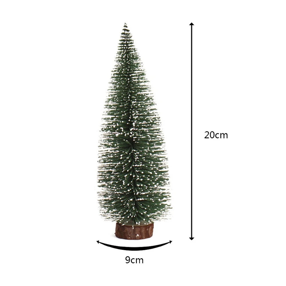 Weihnachtsdekoration Kiefernbaum 10-30 cm mit Holzsockel für Zuhause