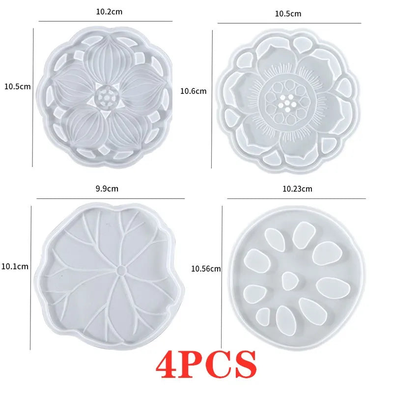 Große rechteckige Silikonform Teeteller Untersetzer Epoxidharz DIY Form