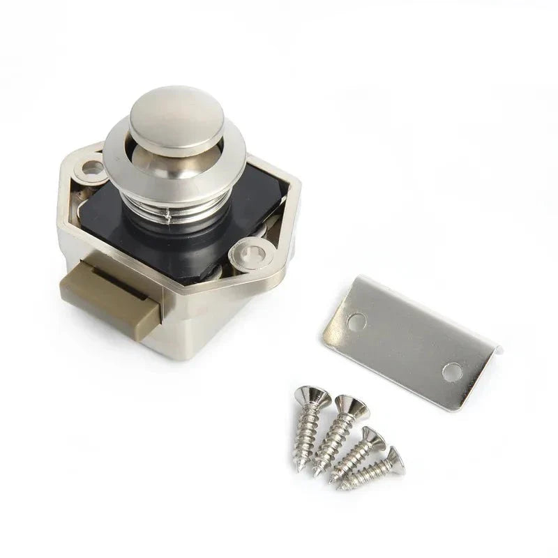 20x Push Lock Schrankverschluss Wohnmobil Caravan Boot Mini Stand