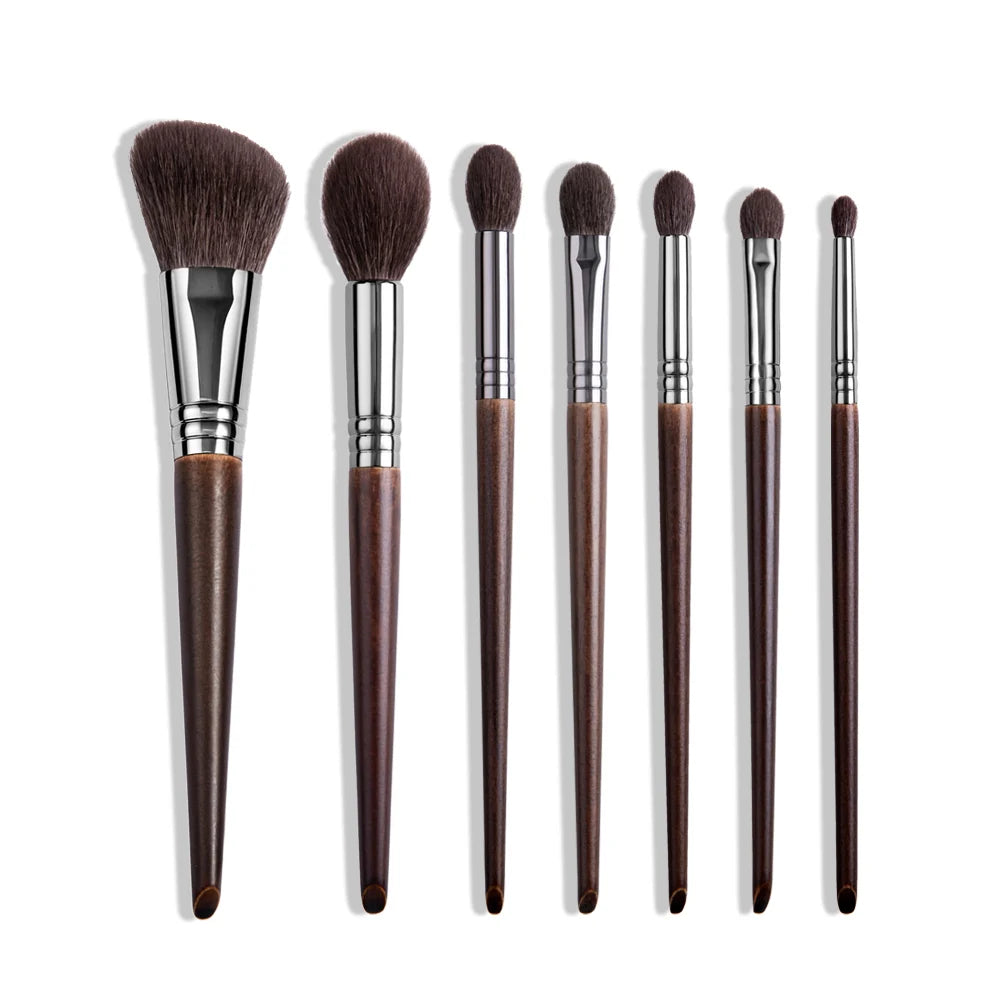 Make-up Pinsel Set 24-teilig natürliches Ziegenhaar Profi Kit