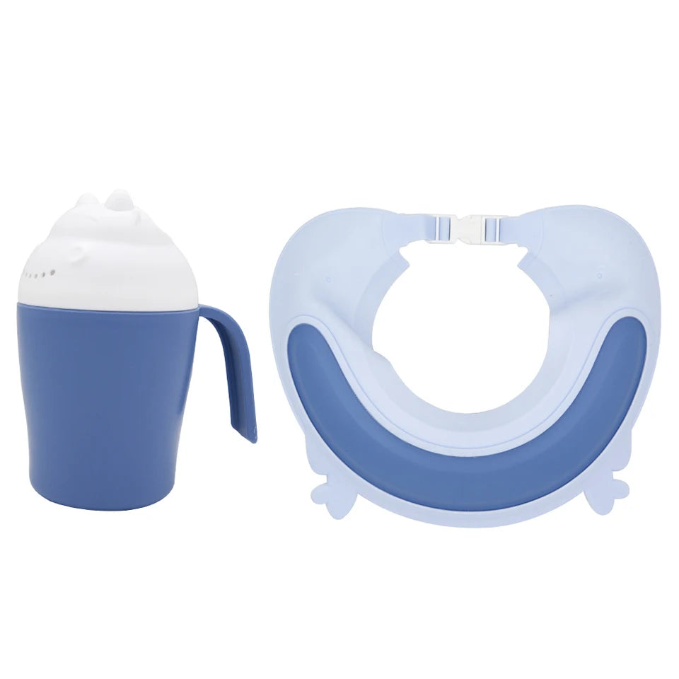 Stressfreies Baby-Baden: Einstellbare Shampoo Kappe mit Ohrschutz