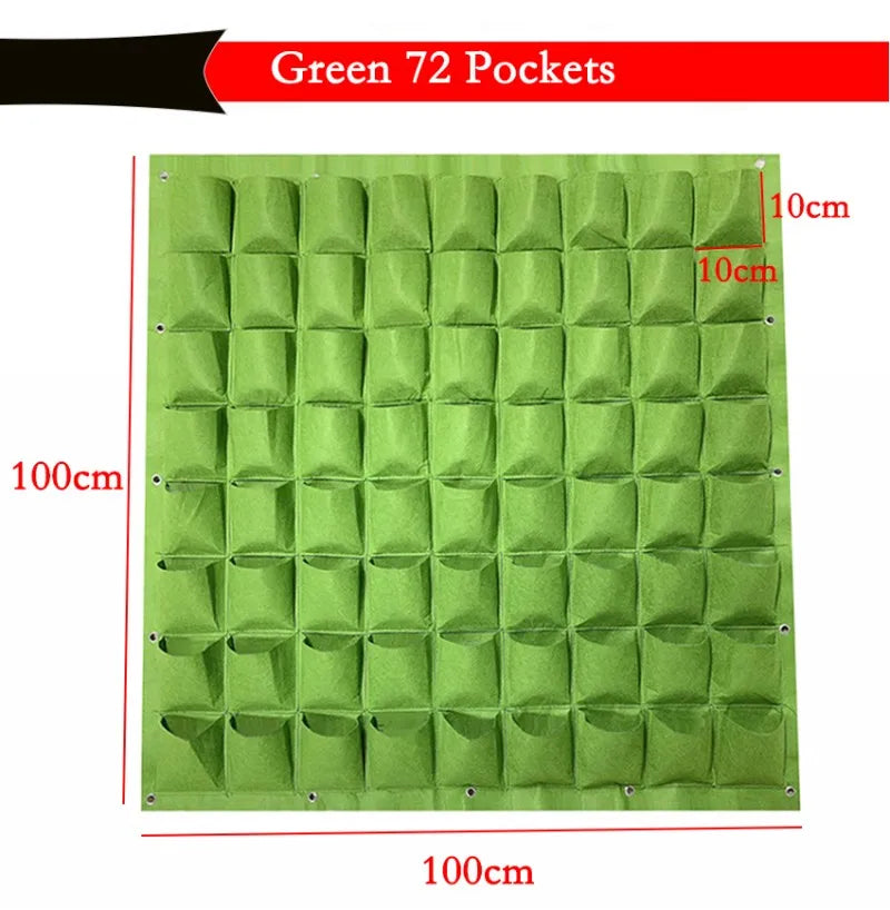 Wand Pflanztaschen Vertikaler Blumentopf Garten Zubehör