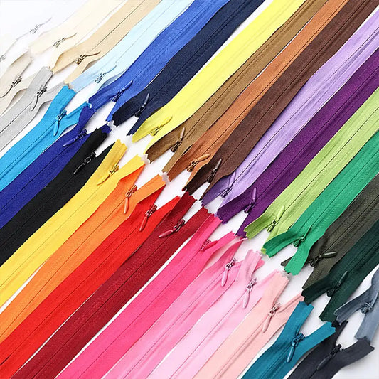 10 Stück Unsichtbare Nylon Reißverschlüsse in 7 Längen für DIY Nähen