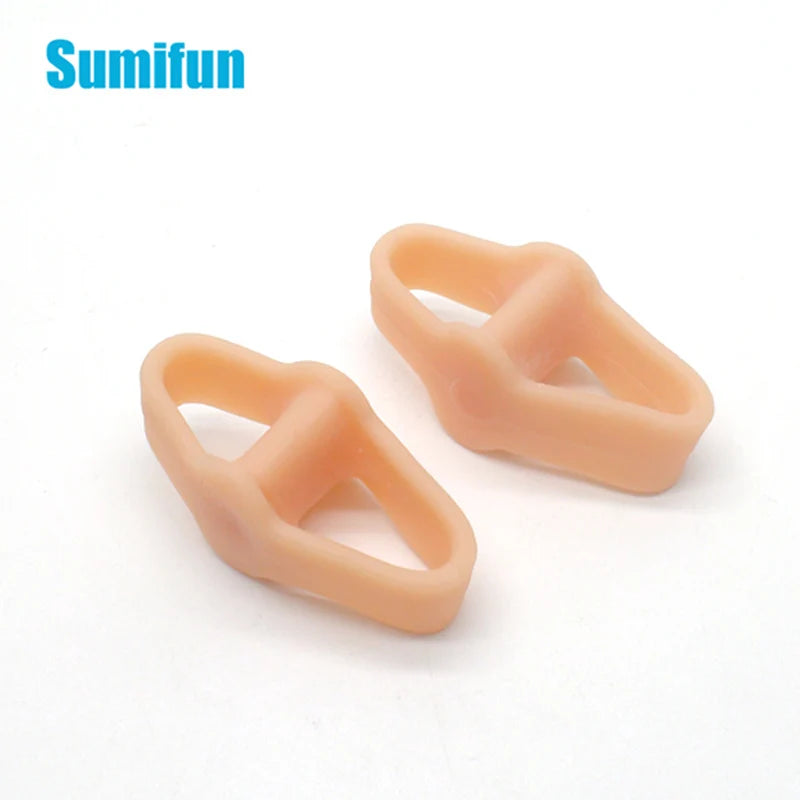 Weiche Silikon Zehenspreizer für schmerzfreie Fußpflege