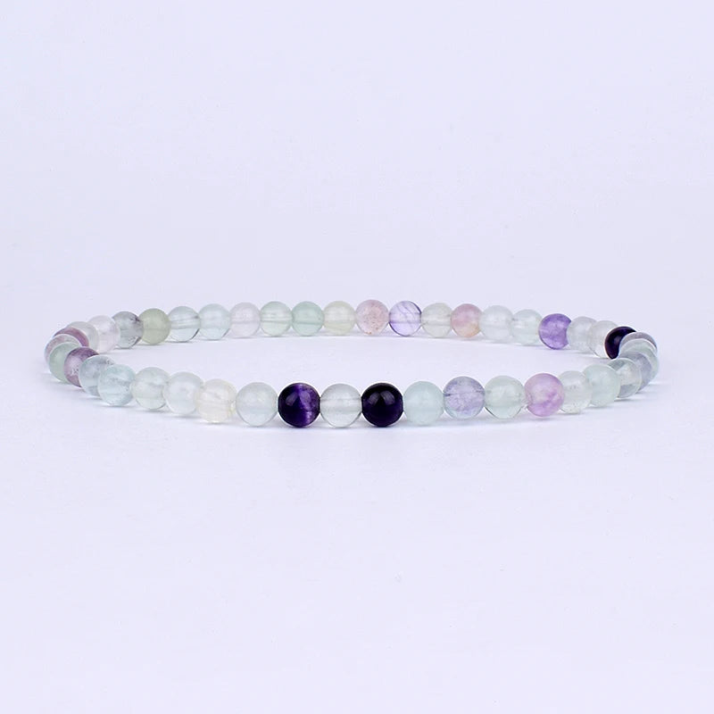 Naturstein Perlen Armband für Energie und Wohlbefinden Unisex