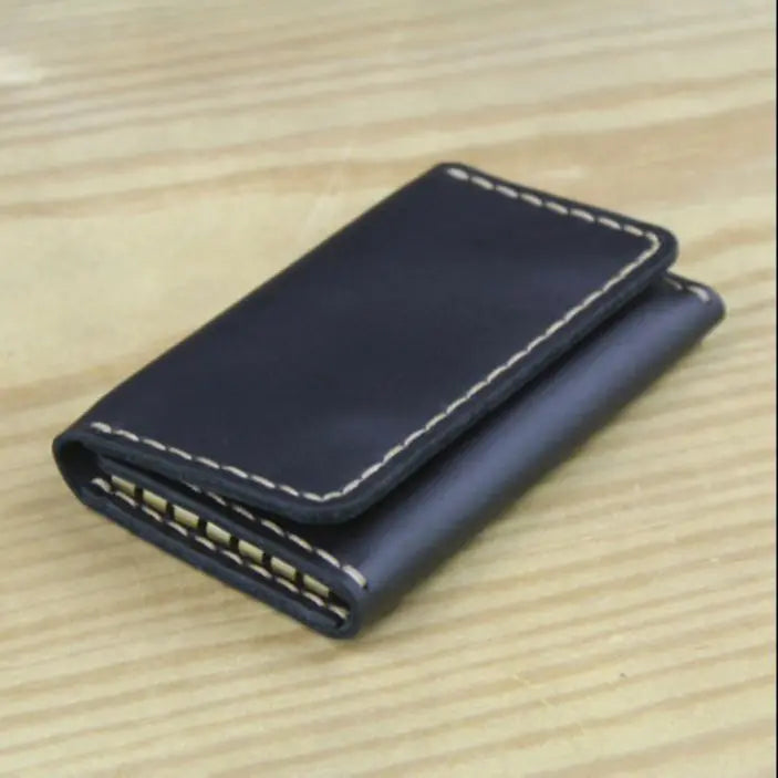 Handgemachtes echtes Leder Schlüsseletui für Herren und Damen