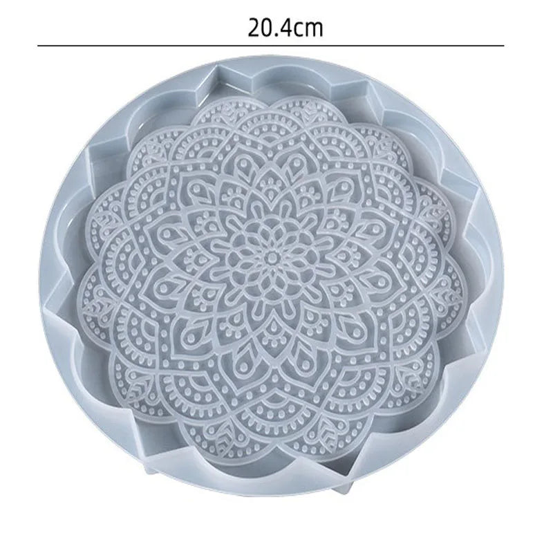 Große rechteckige Silikonform Teeteller Untersetzer Epoxidharz DIY Form