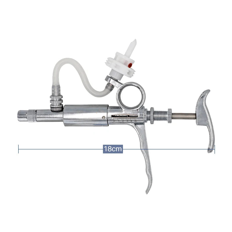 Automatische veterinärmedizinische Spritze mit Doppel-Flasche