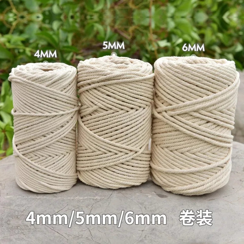 Handgemachte Makramee Baumwoll Schnur für DIY Dekoration-Yabubest - Home & More