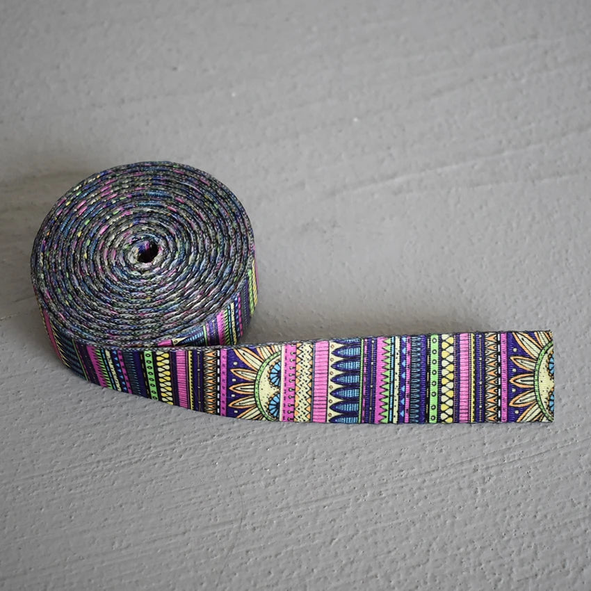 25 mm Gurtband 5 Yards bedruckt in 18 Farben für Taschen & Zubehör-Yabubest - Home & More