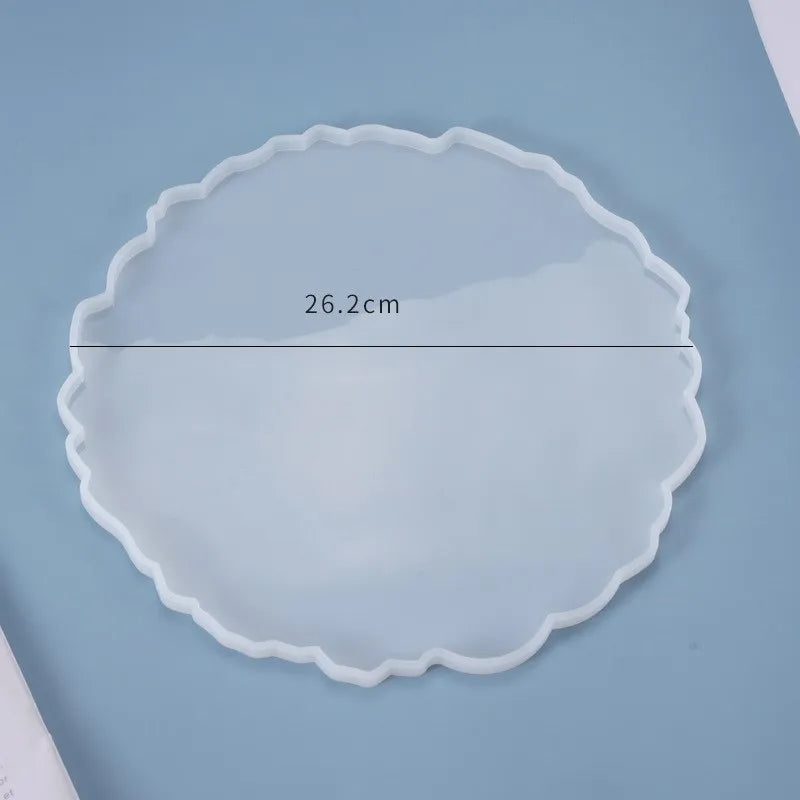 Große rechteckige Silikonform Teeteller Untersetzer Epoxidharz DIY Form